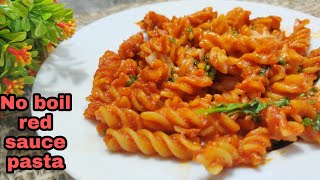 Bina Ubaale sabse tasty or sabse asaan restaurant style Red Sauce Pasta  Disano pasta [upl. by Allegra]