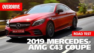 MercedesAMG C43 coupé  India Review  OVERDRIVE [upl. by Atarman444]