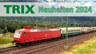 Trix Modellbahn Neuheiten 2024  Spur H0 und Minitrix Spur N [upl. by Atiragram308]