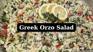 Greek Orzo Salad [upl. by Ilek]