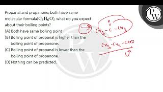 Propanal and propanone both have same molecular formulaC3H6O what do you expect about their [upl. by Dnaltroc]