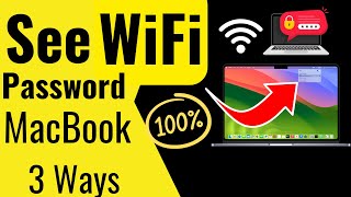 How to See WiFi Password on MacBook macOS  3 Ways [upl. by Princess809]