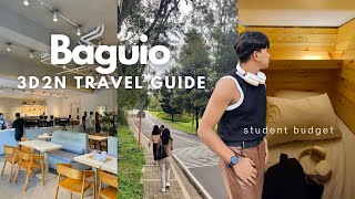 3D2N Travel Guide in BAGUIO CITY🍃 Total Expenses Hotels❄️ Cafes☕️  Jett Alejo [upl. by Rider24]