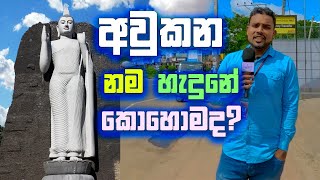 අවුකන පිළිම වහන්සේ  How did the statue of Aukana get its name  Sri Lanka Sinhala Education [upl. by Nahtam]