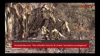 messinabrucia “Noi cittadini stanchi di vivere l’ennesima emergenzaquot [upl. by Latisha510]