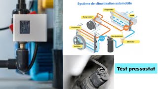 comment tester un pressostat de climatisation [upl. by Adnovay]