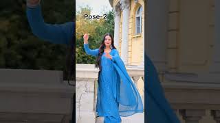 Pose ideas in ethics wearsuit  Chikankari suit  festival 2024  Minisha Pathak  my clicks [upl. by King]