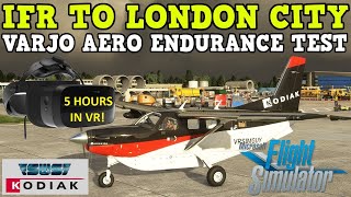 VARJO AERO 5 HOUR TEST  VR TIPS  IFR KODIAK 100 MSFS VR ULTRA SETTINGS 10900K RTX 3090 [upl. by Rutledge]