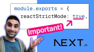 Why StrictMode is Important in NextJS and ReactJS  Explanation with a practical example [upl. by Anilecram352]