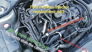 Ford mondeo mk3 jaguar xtype and transit 20 22 and 24 tdci injector replacement [upl. by Brenton]