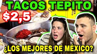 🇪🇸 PROBANDO TACOS en TEPITO de 250 🇲🇽😱 no puede seeer [upl. by Akener]