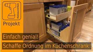 Einfach genial Küchenschrank umbauen  Besser als ein Apothekerschrank [upl. by Dorthy701]