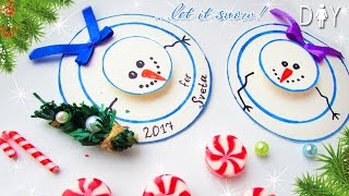 DIY NEW YEAR Gift Card 3D ⛄🎁 EASY amp CUTE [upl. by Loma771]