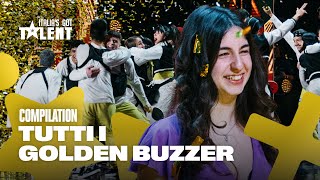 Tutti i GOLDEN BUZZER di Italias Got Talent 2023 ⭐️ [upl. by Ailee]