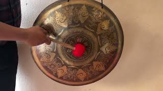 20 inch Feng Gong Sound Handmade Gong Sound Yoga Meditation Gong Sound Healing Gong Sound Deep Sound [upl. by Worlock]