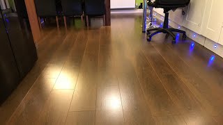 Bissell Crosswave Kitchen Floor Clean And Astonish Floor Polish Demo [upl. by Enilorak]