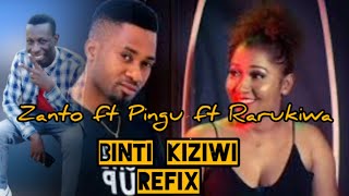 Zanto Ft Pingu Binti Kiziwi Official Refix video Lyrics [upl. by Humph]