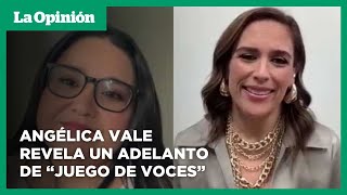 Angélica Vale revela información sobre “Juego de Voces” I La Opinión [upl. by Drawde104]