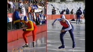 Winter Olympic Games Albertville 1992  3 km Zijlstra  Dascălu [upl. by Ecirtahs]