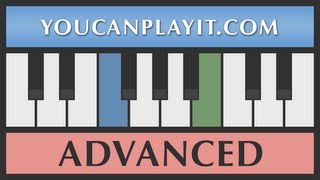 The Entertainer  Advanced Piano Lesson Tutorial [upl. by Nehtanoj]