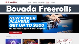 Bovada Freerolls – Build a Free Poker Bankroll [upl. by Valeria]