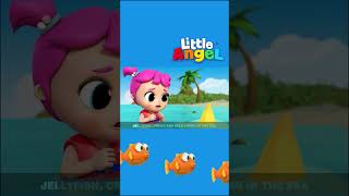 Dance with Jill in the Ocean Song  Little Angel Songs amp Nursery Rhymes shorts babyshark [upl. by End]