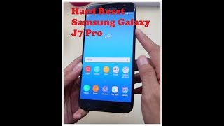 Hard Reset  Factory Reset  Remove Forgotten PIN Password Samsung Galaxy J7 Pro [upl. by Jd]