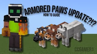 Guide to the Armored Paws Update Minecraft [upl. by Rust750]