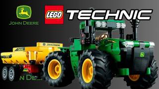 Lego Speed Build Technic John Deere Tractor set 42136 [upl. by Sudoeht388]