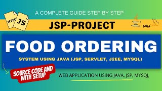 Food Ordering System using Java JSP Servlet J2EE MYSQL  Decodeit2 [upl. by Anidal]