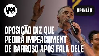 Barroso vaiado Oposição pedirá impeachment do ministro do STF após críticas ao bolsonarismo [upl. by Mccoy]