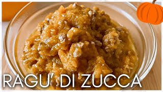 🍂 Segui questa ricetta per il miglior RAGU DI ZUCCA  Veloce cremoso e gustoso [upl. by Sesmar]