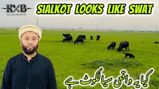 Sialkot Looks like Swat  Sialkot Passror Road Ban Gai  Badiana To Sialkot Tour  Vlog  KXB [upl. by Annavahs733]