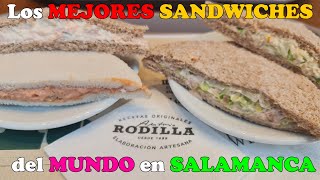 LOS MEJORES SANDWICHES DEL MUNDO  RODILLA primer local en SALAMANCA [upl. by Abad]