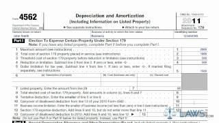 Learn How to Fill the Form 4562 Depreciation and Amortization [upl. by Atik]