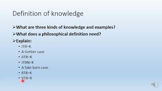 AQA Philosophy A level epistemology revision [upl. by Vadim848]