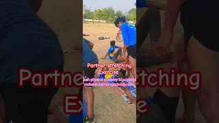 Partner Stretching Exercise army agniveer academy viralvideo bihar kaimur [upl. by Kaehpos]