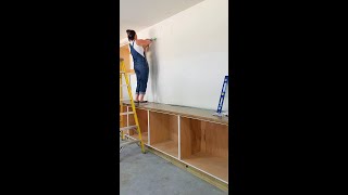 How To Hang Cabinets By Yourself [upl. by Lebaron145]