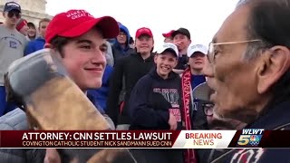 CNN settles lawsuit with Cov Cath student Nick Sandmann [upl. by Erich493]