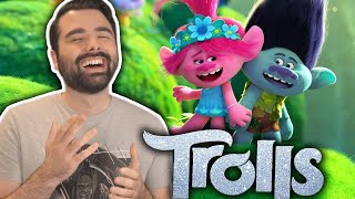 TROLLS IS GREAT Trolls Movie Reaction First Time Watching CANT STOP THE FEELING [upl. by Erma]