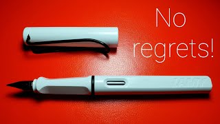 Retro Lamy Safari Fountain Pen Review of the new white and black limited edition [upl. by Connelly]