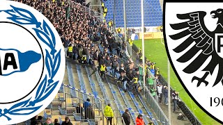 ELFMETERSCHIEßEN amp KRAWALL IM DERBY UMS FINALE  Stimmungsvlog bei Bielefeld⚫⚪🔵 vs ⚫⚪🟢Münster [upl. by Atteloc991]