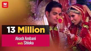 Akash Ambani  Shloka Mehta Wedding Ceremony [upl. by Ahsiekin]