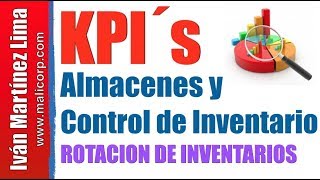 Control de Inventario📦  Cómo calcular la rotación de inventarios fácilmente 😀  KPI´s de Almacén [upl. by Lenor]