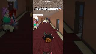 MOVING BACON BODY TROLLING IN MM2 😨 mm2 roblox robloxshorts shorts [upl. by Rhodia]