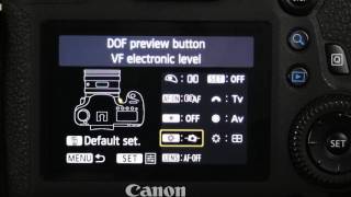 HOW TO Built In Viewfinder Spirit Level For Canon 6D and 5DmIII [upl. by Foushee124]