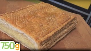 Recette de la Bande Dartois ou Feuilleté à la frangipane  750g [upl. by Fatimah887]