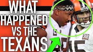 LETS TALK ABOUT WHY THE BROWNS LOST TO THE TEXANS [upl. by Lymn]