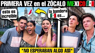 🇪🇸 MIS SOBRINOS VISITAN el ZÓCALO de MEXICO por primera vez y SE SORPRENDEN por ESTE MOTIVO 😱 [upl. by Naanac]