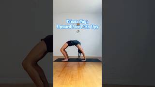 29 Days of Tabata Yoga 💥 Day 15 💥 HIIT Follow Along Workout 💥 Backbend Push Ups [upl. by Nylssej]